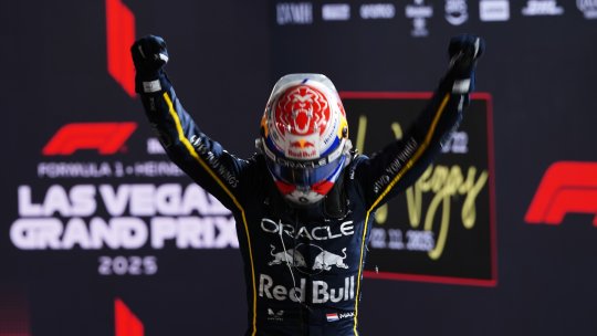 Max Verstappen se impune în Las Vegas în fața lui Norris. Totul s-a jucat la start!