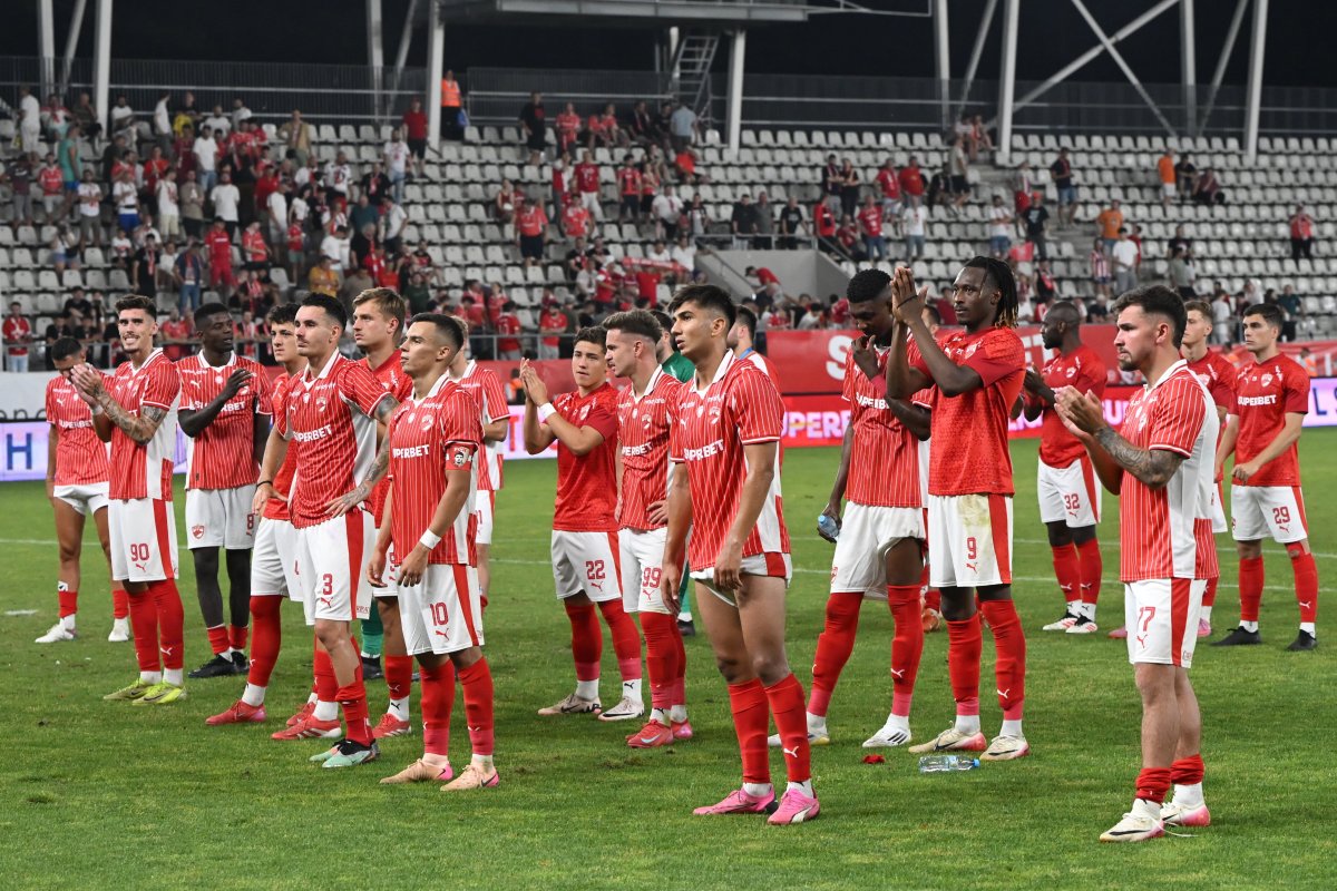 Dinamo este pe locul 4 în SuperLiga, cu 31 de puncte