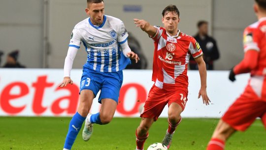 Universitatea Craiova - Mainz 0-0, ACUM, pe iAMsport.ro. Schimbare în poarta nemților!