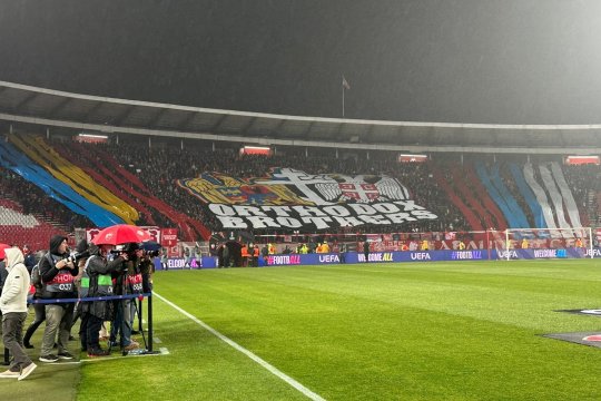 Suporterii unei foste adversare a FCSB au venit să o susțină pe Steaua Roșie Belgrad! Cine li s-a alăturat sârbilor în tribună