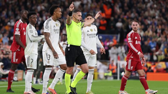 Moment tensionat pentru Istvan Kovacs în Liverpool - Real Madrid! Decizia luată de român i-a scos din sărite pe englezi