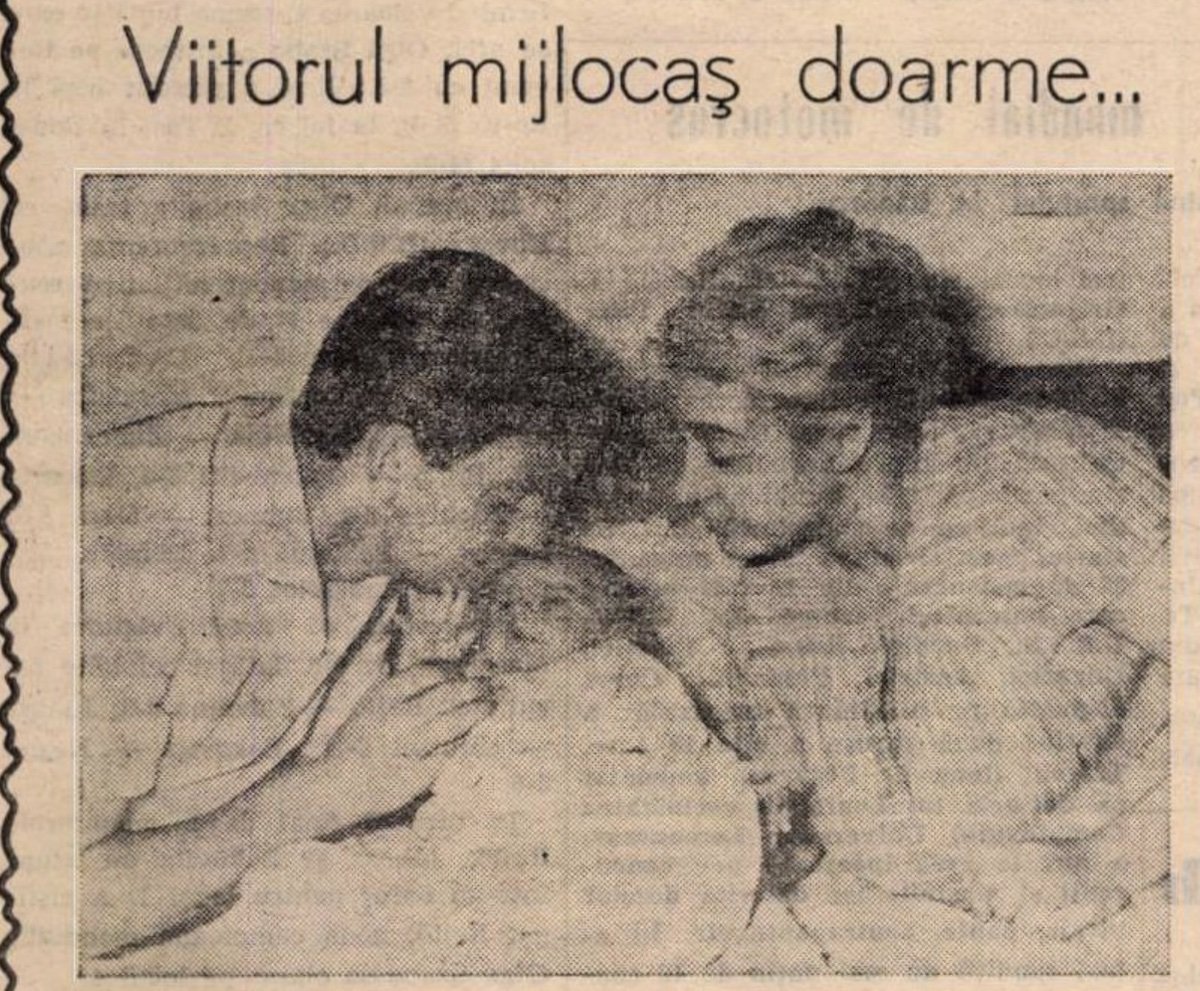 Emeric Ienei și prima sa soție, Vasilica Tastaman, la nașterea fiului lor Călin