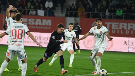 Hermannstadt - FCSB 3-3. Politic salvează campioana de la un eșec, în prelungiri