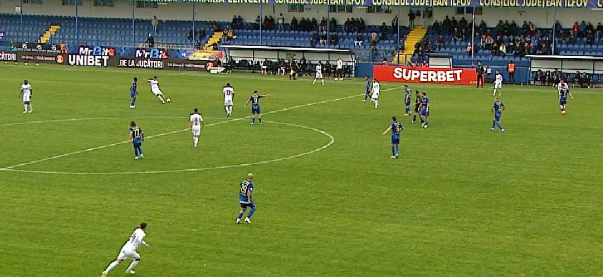 Faza golului marcat de Cordea în Slobozia - CFR