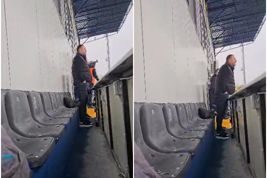 ”Bă, nu ți-e rușine, bă?”. Președintele Sloboziei, în pragul unei crize de nervi la faza golului