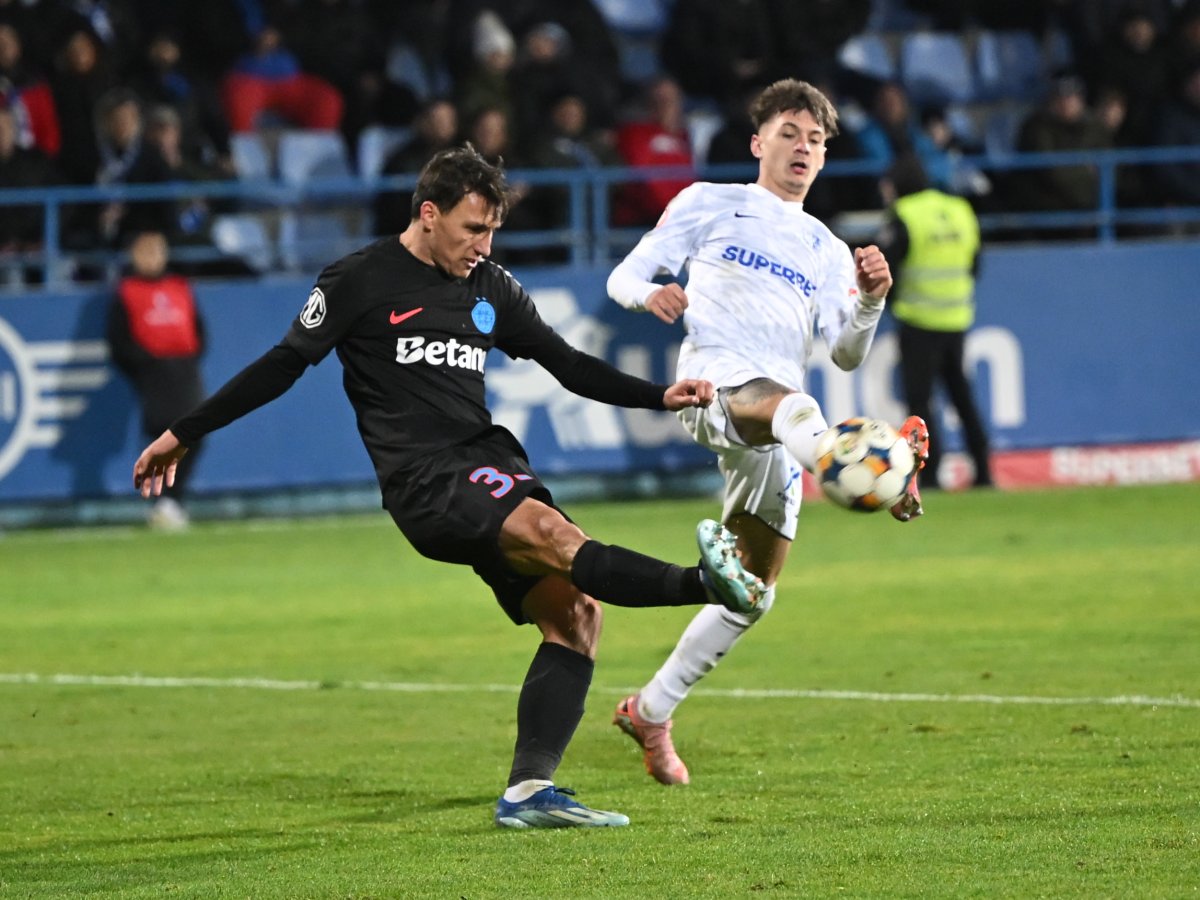 FCSB a obținut victoria contra Farului, scor 2-1, grație golurilor marcate de Adrian Șut și David Miculescu