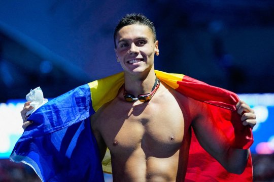 De Ziua României, David Popovici a postat un mesaj din 8 cuvinte