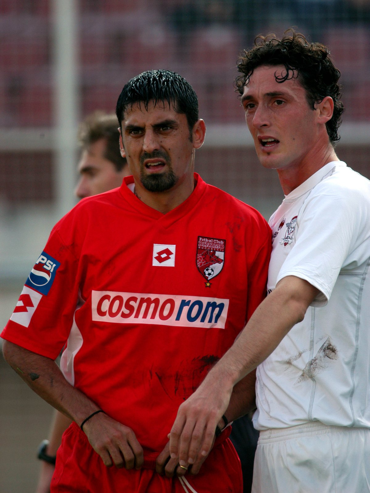 Florin Șoavă într-un meci Rapid - Dinamo