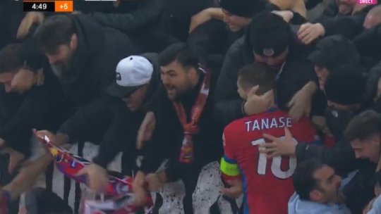 Nebunie pe Arena Națională! Cum au reacționat Florin Tănase și Elias Charalambous după ”remontada” cu Feyenoord