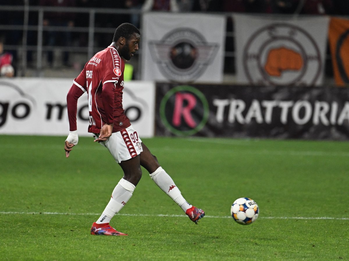 Antoine Baroan a jucat 15 meciuri pentru Rapid