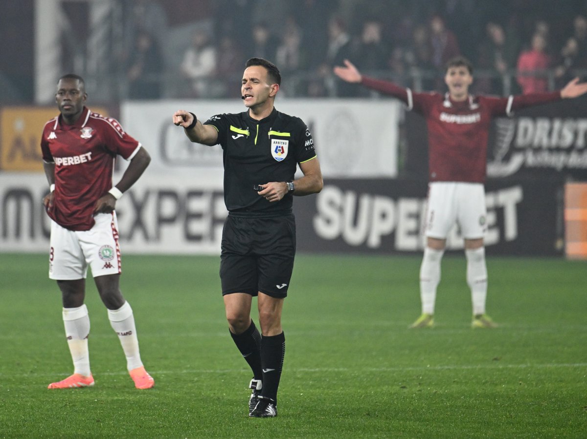 Cristian Moldoveanu, arbitrul din partida Rapid-Oțelul