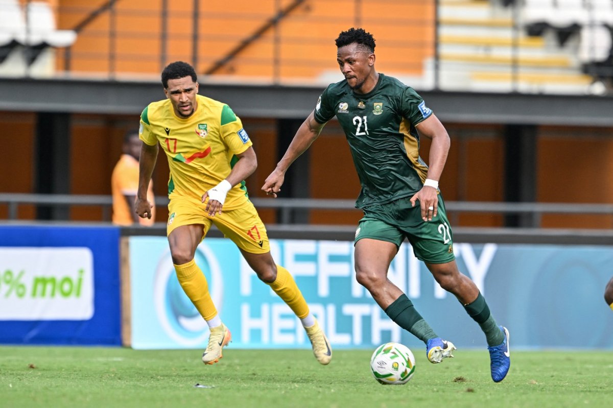 Siyabonga Ngezana are 7 selecții la naționala Africii de Sud