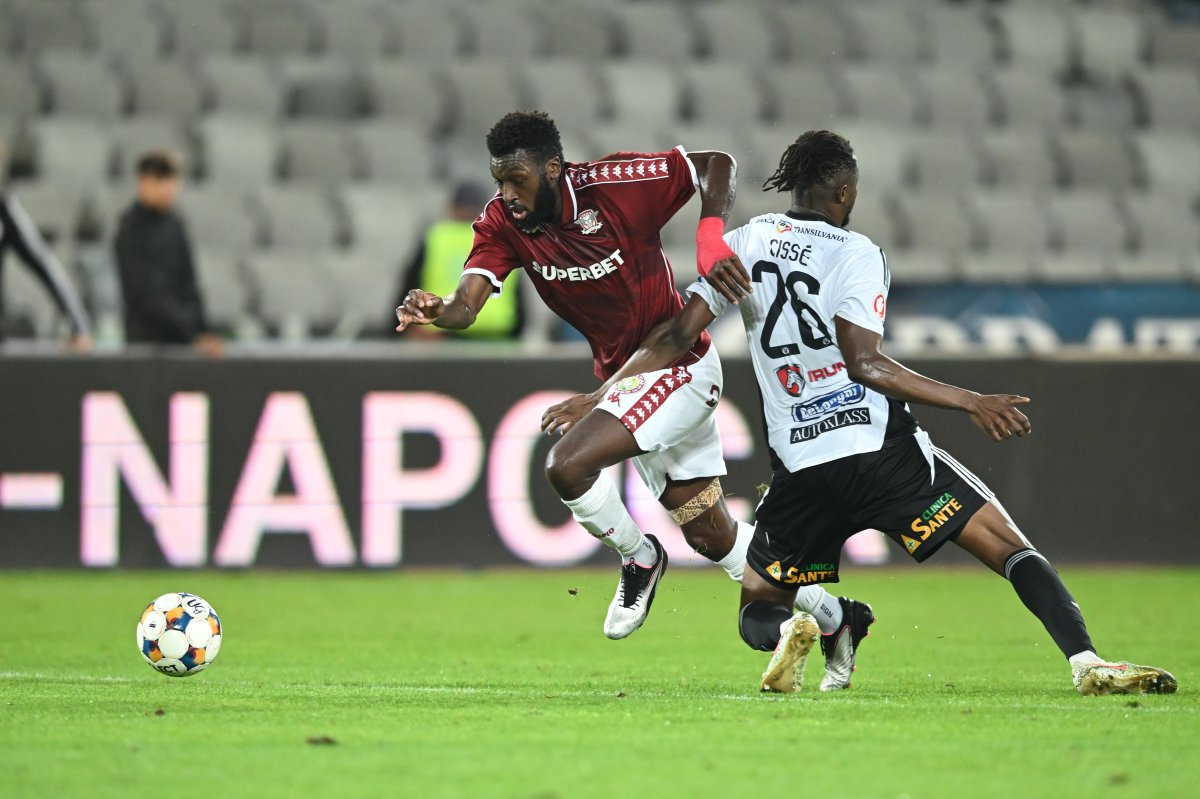 Antoine Baroan a marcat două goluri în 15 meciuri la Rapid