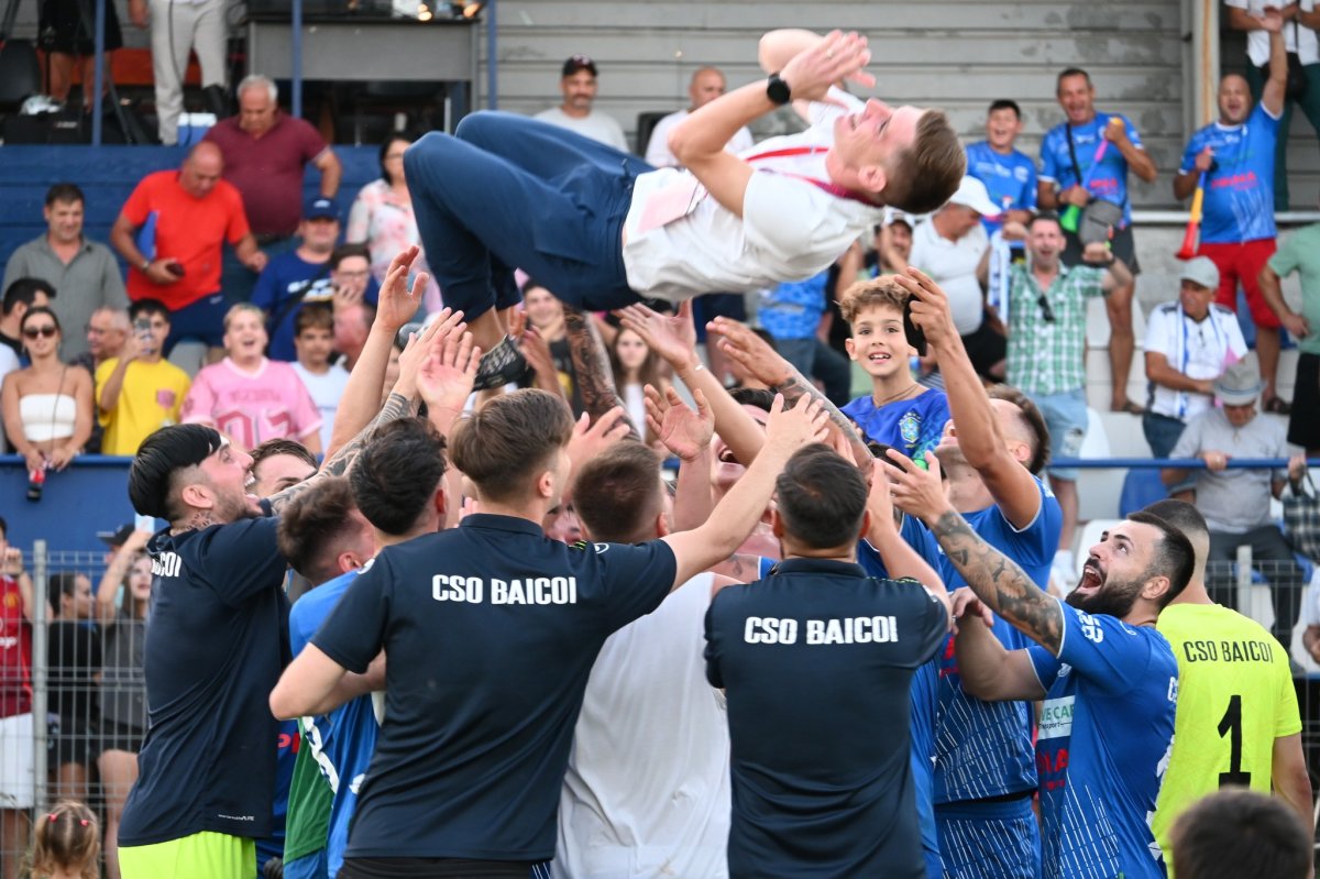 Bucuria promovării în Liga 3 pentru cei de la CSO Băicoi, în vara lui 2024