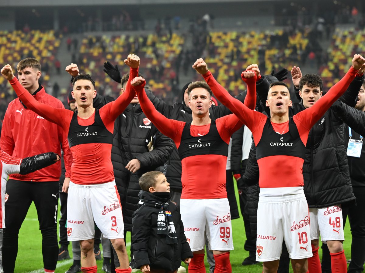 Dinamoviștii au 38 de puncte obținute în 20 de etape scurse de la începutul sezonului regular