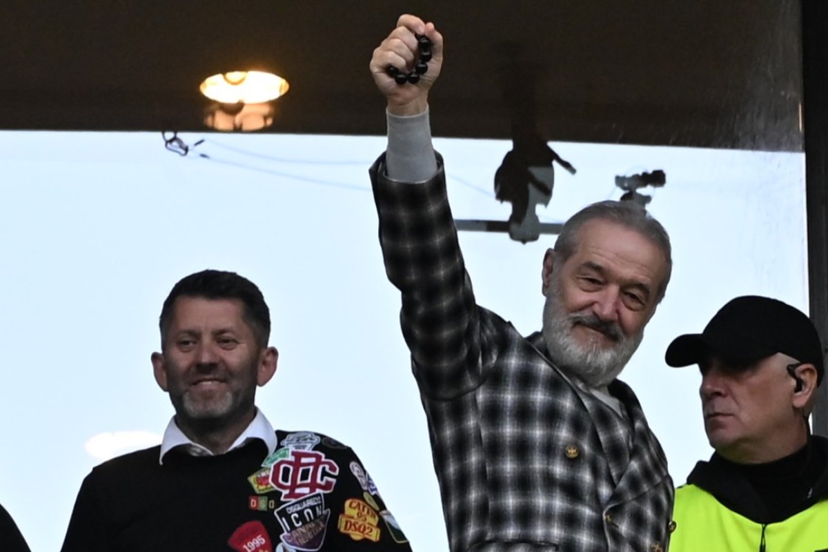 Impresarul Florin Vulturar și Gigi Becali