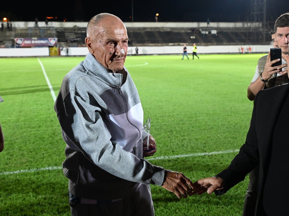 Iosif Vigu a fost prezent alături de regretatul Emeric Ienei la meciul dintre FC Bihor și FCSB din toamna lui 2023