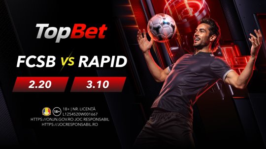 FCSB, favorită la pariuri în derby-ul cu Rapid