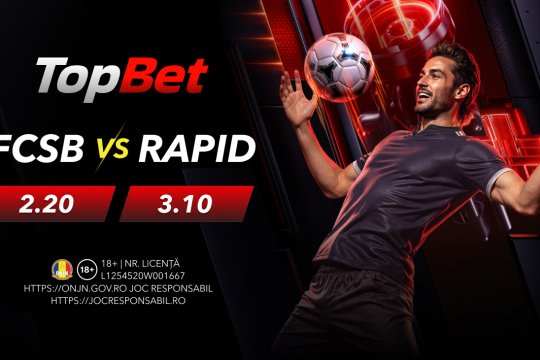 FCSB, favorită la pariuri în derby-ul cu Rapid