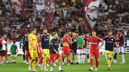 Ultrașii Rapidului au descoperit scenografia FCSB înaintea derby-ului: ”Sună-mă, Musty!” / ”Să nu vă duceți la miliție”
