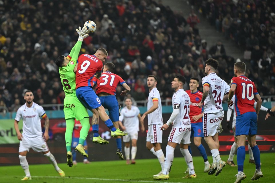 FCSB și Rapid remizaseră în meciul tur, scor 2-2