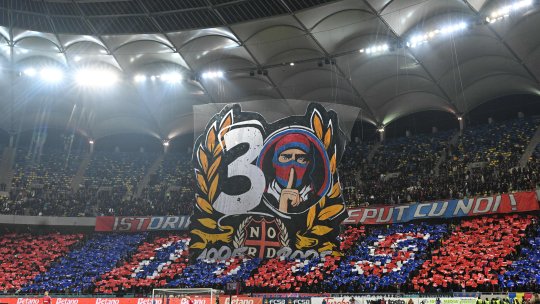 Peluza Nord, acuzată că a folosit ilegal scenografia de la derby-ul FCSB - Rapid: ”Nu a fost acordată nicio permisiune”