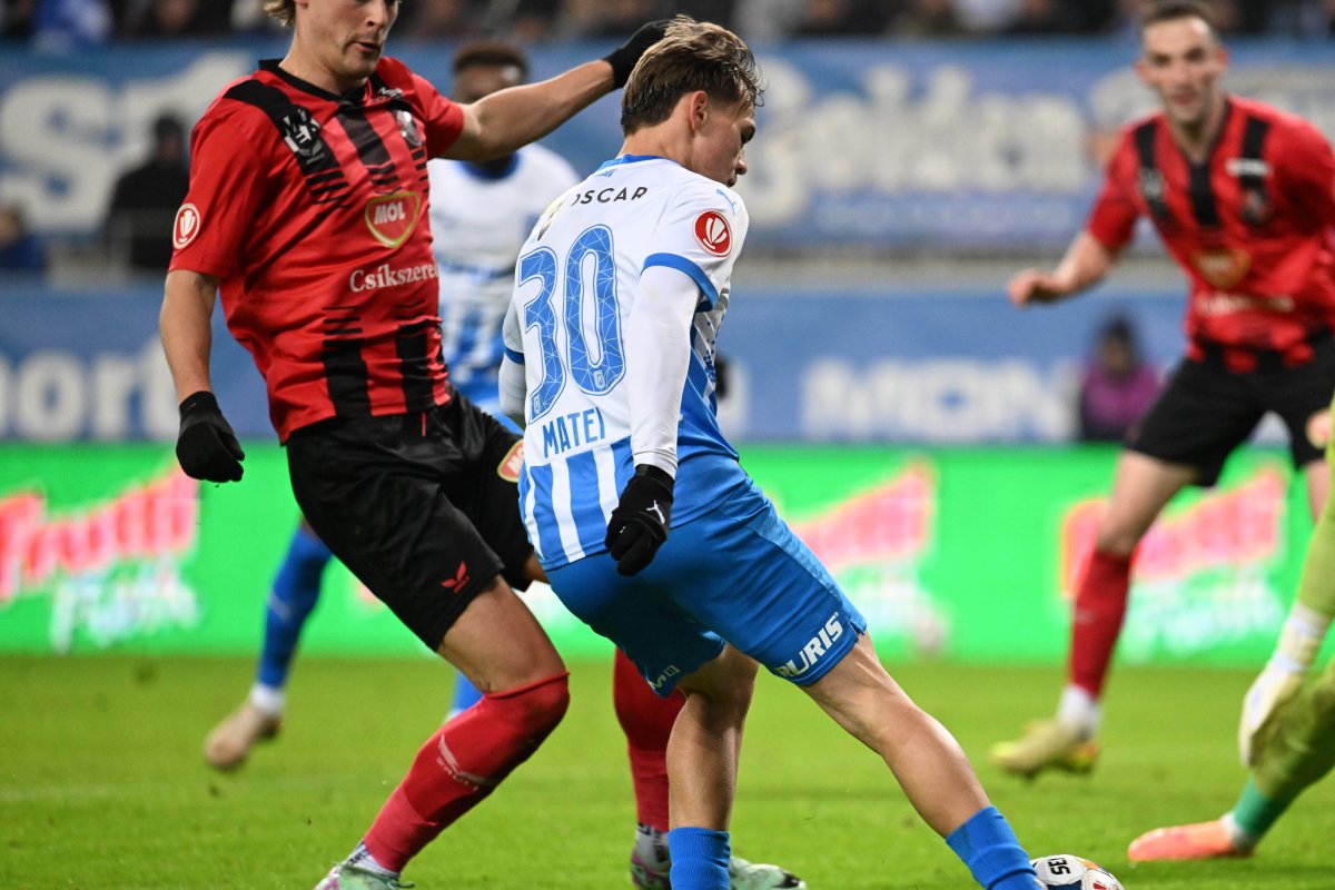 David Matei in meciul dintre Universitatea Craiova si FK Csikszereda Miercurea Ciuc, contand pentru Superliga Superbet, desfasurat pe Stadionul Ion Oblemenco din Craiova, luni 22 decembrie 2025