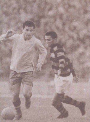 Iosif Varga, la minge, pe când evolua pentru Dinamo