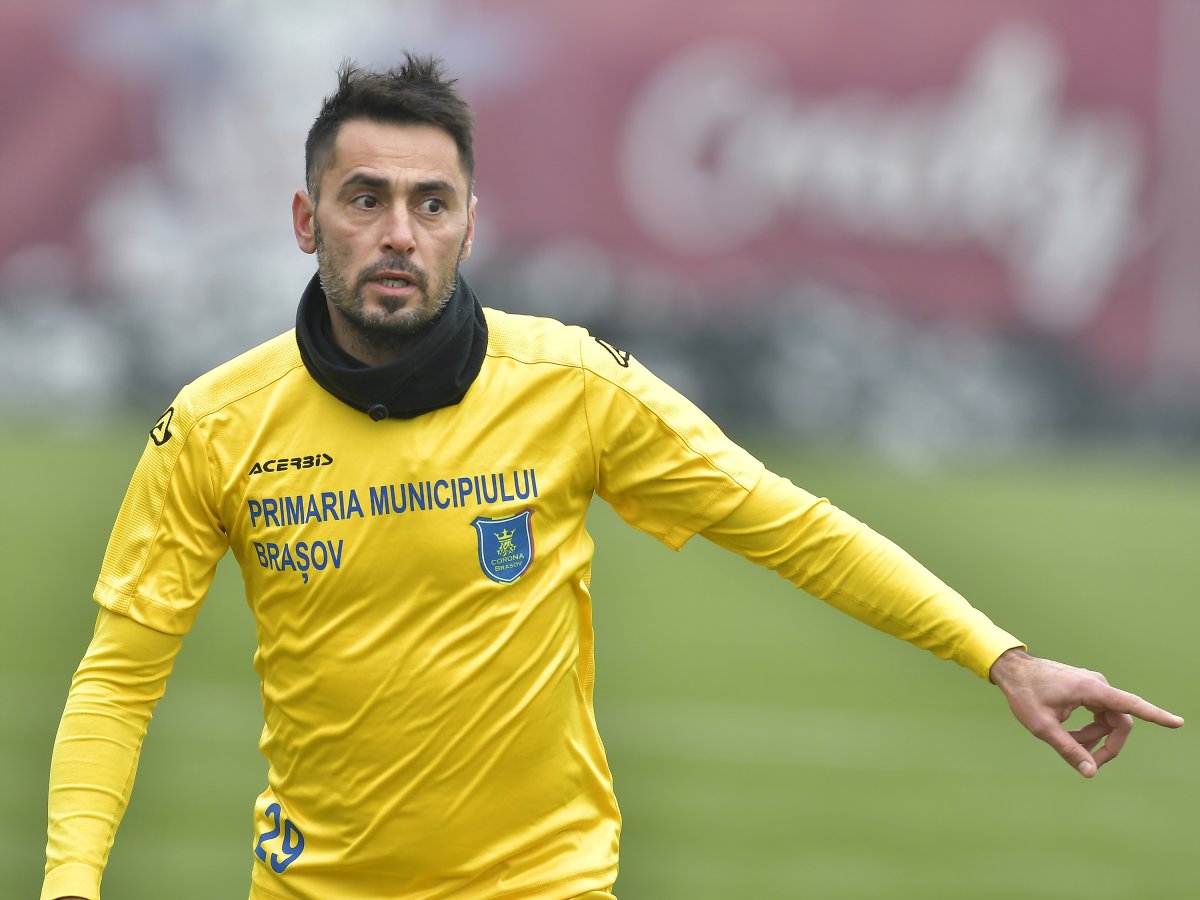 Mugurel Buga s-a retras din activitate în tricoul celor de la Corona Brașov, pe când echipa evoplua în Liga 4