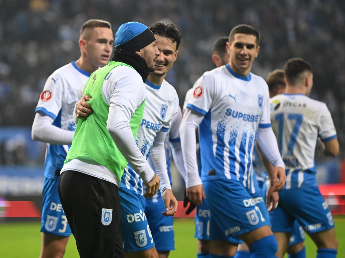Universitatea Craiova a câștigat ultimul meci al anului, 5-0 cu Csikszereda