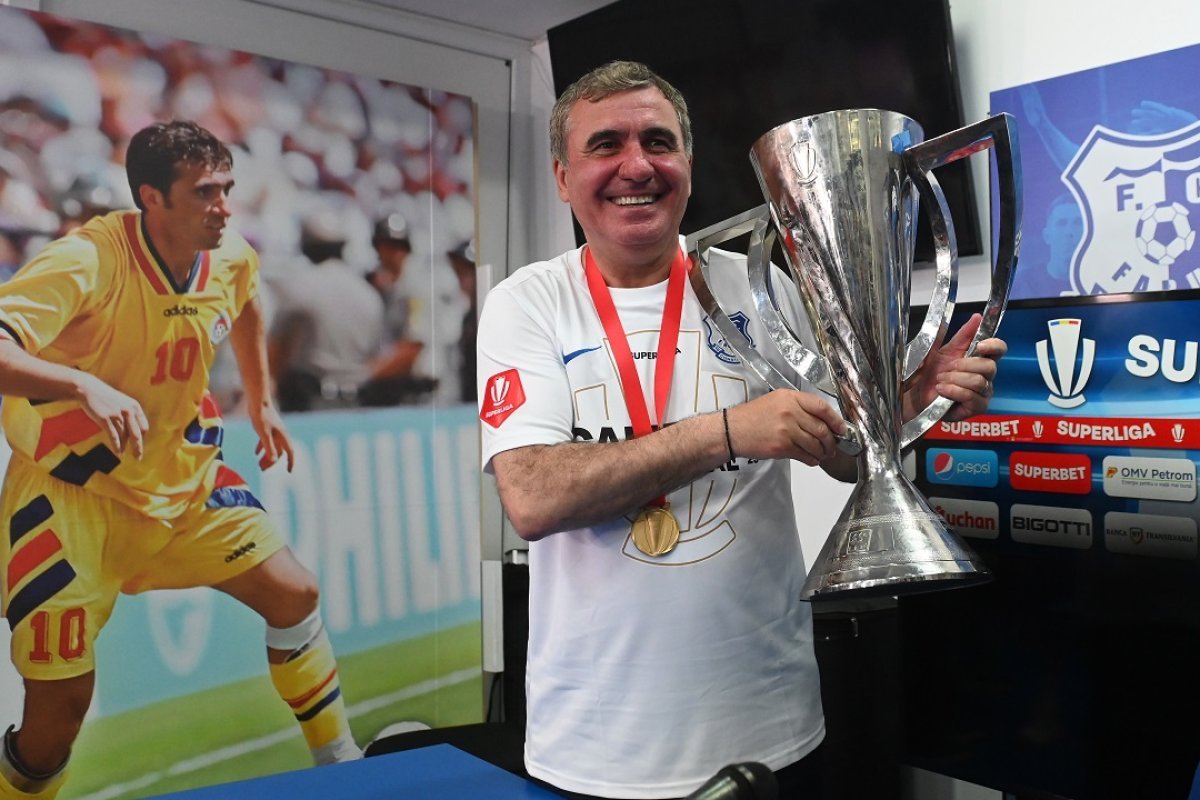 Gică Hagi a luat două titluri de campioană la Constanța