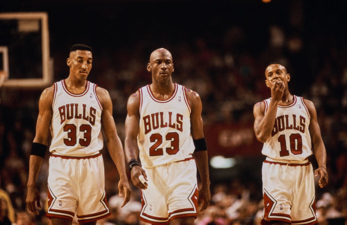 Michael Jordan în centru