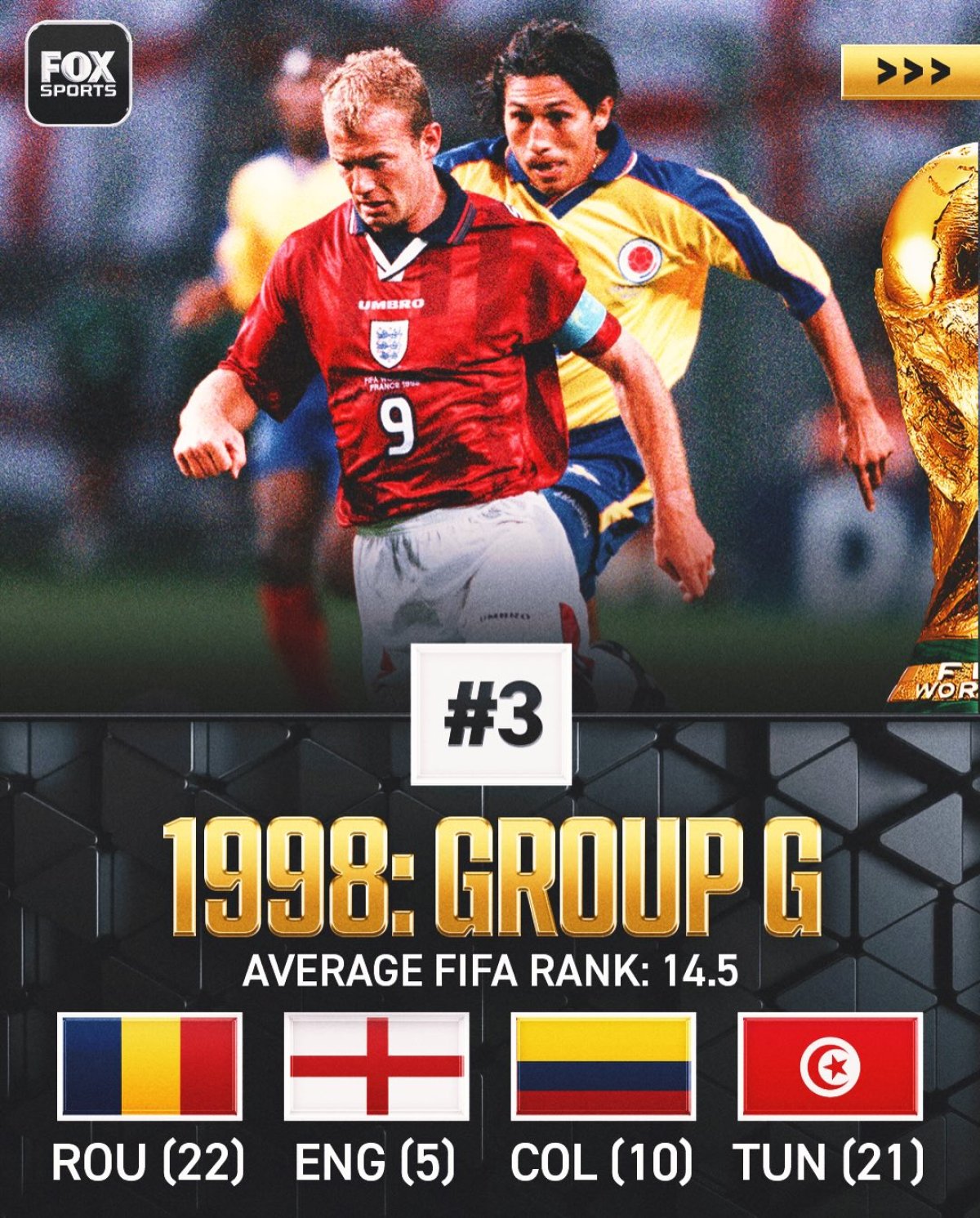Grupa României de la CM 1998, printre cele mai tari din ultimii 32 de ani la edițiile Cupei Mondiale