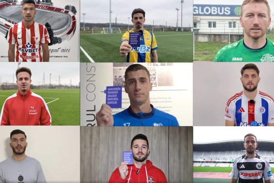 SuperLiga se unește împotriva violenței de gen. Mesajele transmise de Manea, Chipciu, Băluță și co.