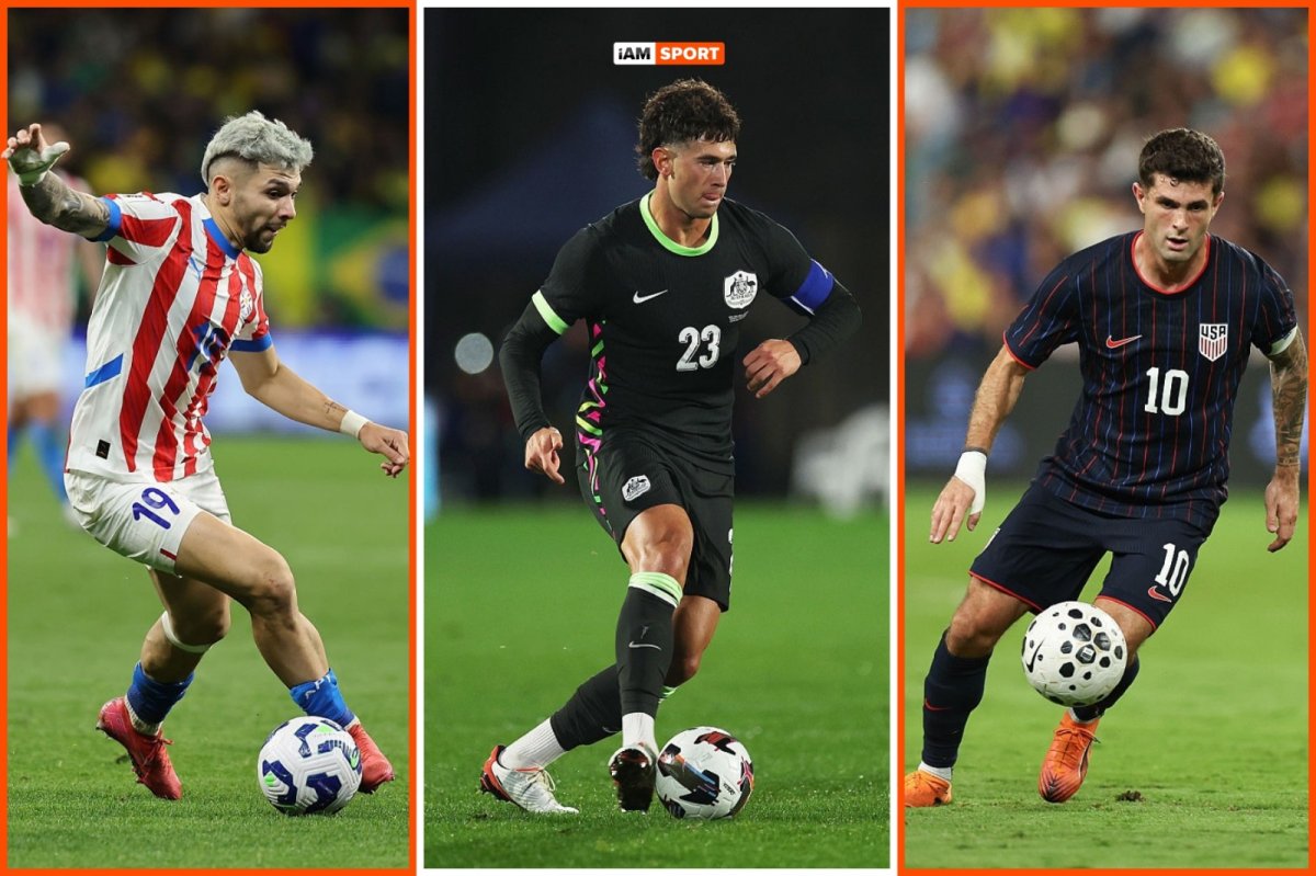 Enciso (stânga), Circati (centru) și Pulisic (dreapta)