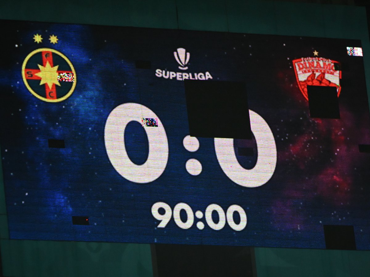 FCSB și Dinamo au avut parte de primul lor duel direct fără goluri după 10 ani