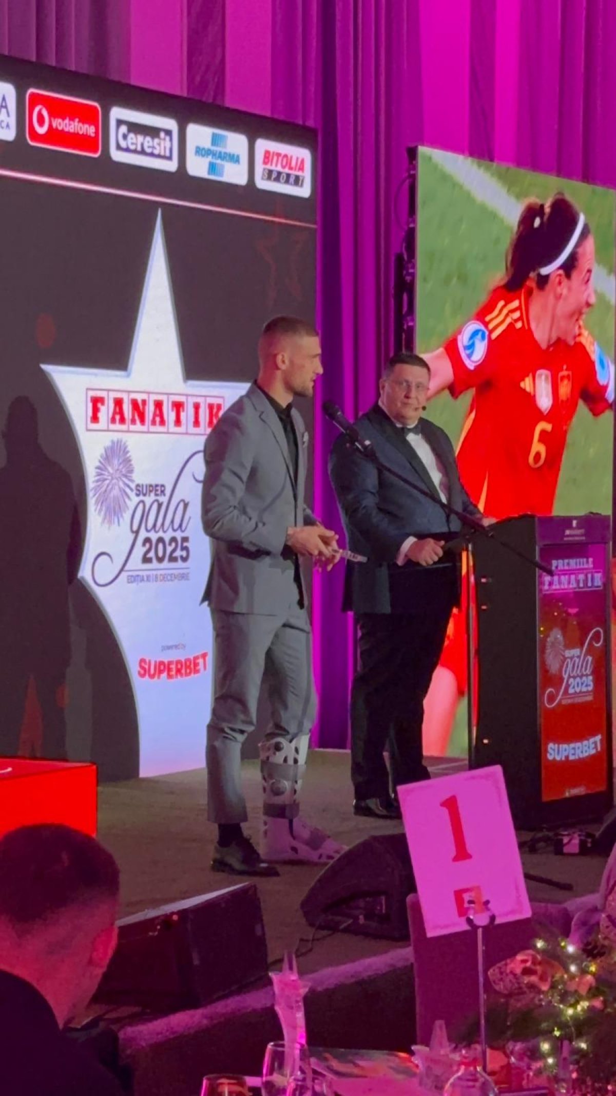 Daniel Bîrligea a fost premiat la Gala Fanatik