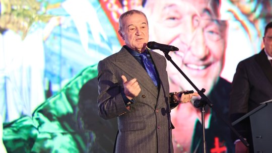 Gigi Becali s-a întâlnit cu Emil Grădinescu la gala de la Marriot! Primul lucru făcut de latifundiar când l-a văzut pe comentator