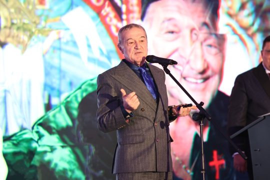 Gigi Becali s-a întâlnit cu Emil Grădinescu la gala de la Marriot! Primul lucru făcut de latifundiar când l-a văzut pe comentator