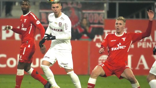 UTA Arad - CFR Cluj 1-4. Repriza a doua excelentă pentru oaspeți, care urcă pe primul loc