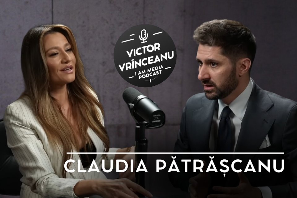 Claudia Pătrășcanu, invitata lui Victor Vrînceanu la I AM MEDIA