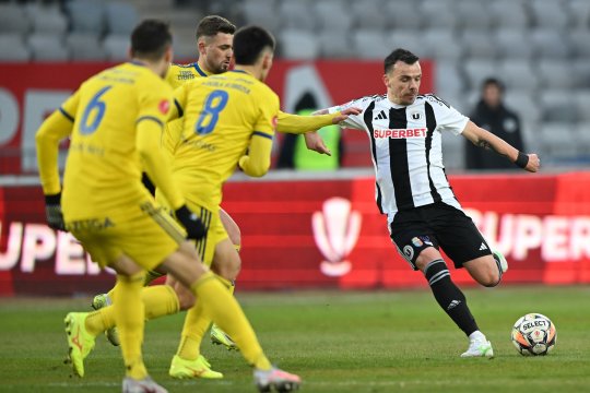 Universitatea Cluj - Unirea Slobozia 3-2. ”Șepcile roșii” și-au asigurat prezența în play-off!