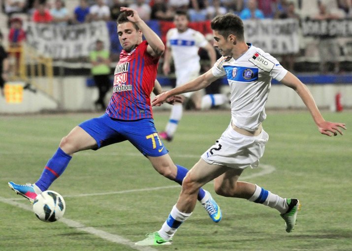 Adi Popa a intrat în repriza a doua a celebrului meci FCSB - Viitorul 2-5