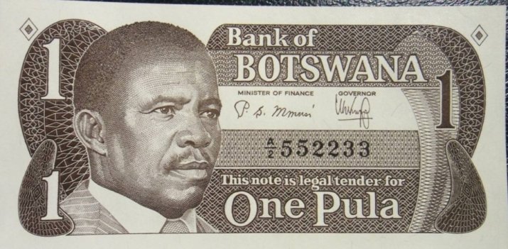 Moneda oficială din Botswana