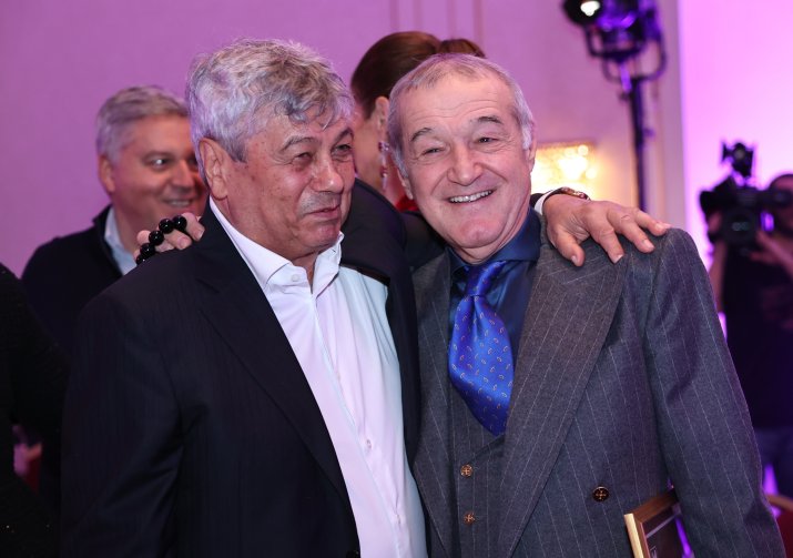 Mircea Lucescu, alături de Gigi Becali