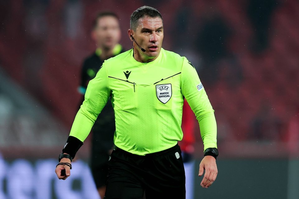 Istvan Kovacs va arbitra al 6-lea meci din acest sezon de Champions League