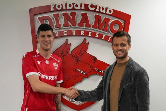 OFICIAL | Dinamo și-a prezentat noul atacant. Transfer de titlu pentru "câini"