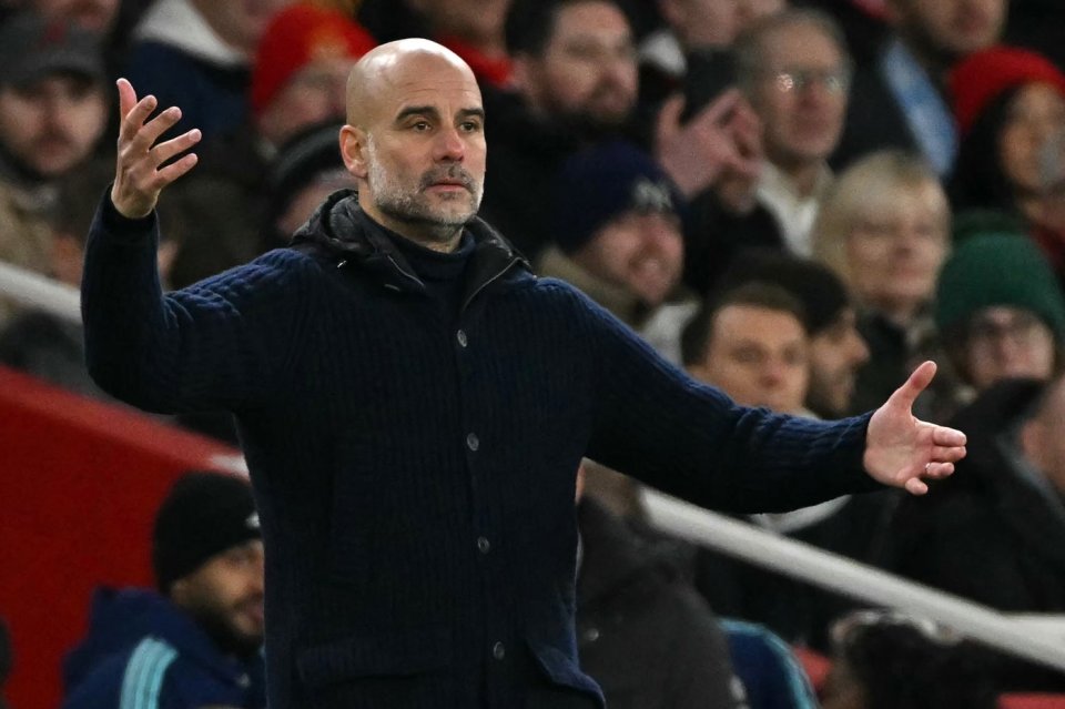 Pep Guardiola, antrenorul lui Manchester City