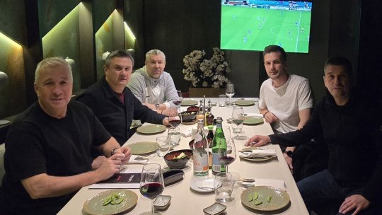 Conducătorii lui CFR Cluj au ieșit în oraș să vadă meciul FCSB și le-au transmis rivalilor un mesaj de susținere: ”În seara asta suntem români!”