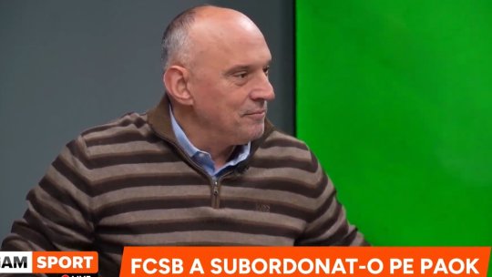 Florin Prunea, uluit de ce a văzut în FCSB - PAOK: ”A fost artă, este incredibil!”